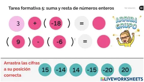 Suma y Resta de números enteros