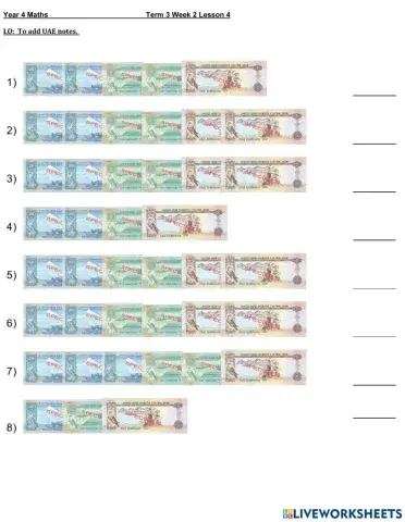 DIS Maths Term 3 Week 2 lesson 4 Foundation