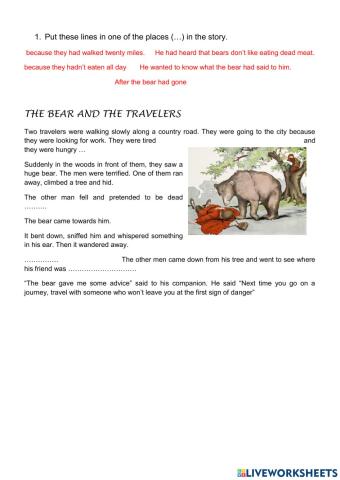 Past simple-past continuous-past perfect