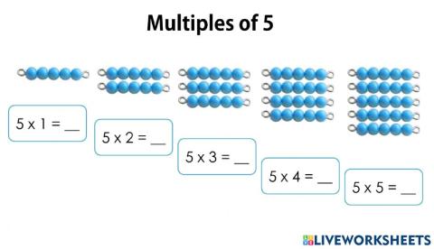 Multiples of 5