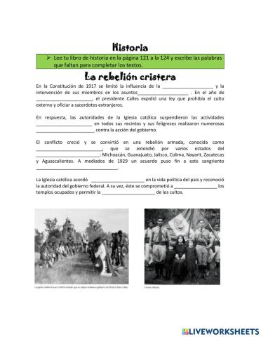 Guerra Cristera y partidos políticos