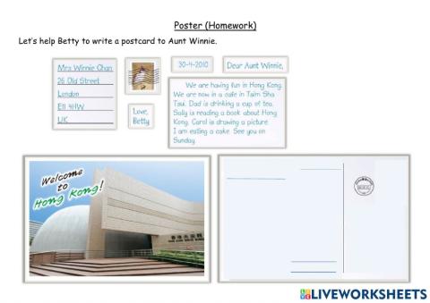 Postcard-homework