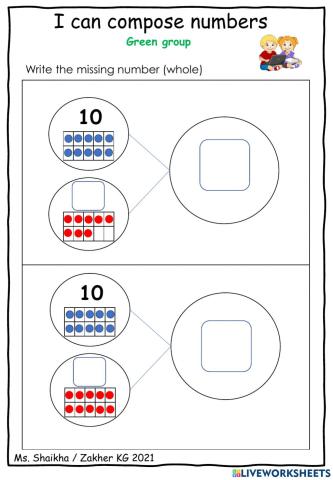 Compose numbers (Green group)