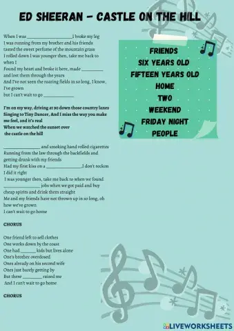 Castle on the hill - Ed Sheeran