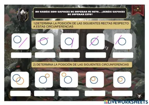 MATE- T10- POSICIÓN DE RECTAS Y CIRCUNFERENCIAS