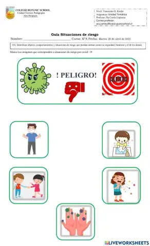 Situaciones de riesgos covid-19