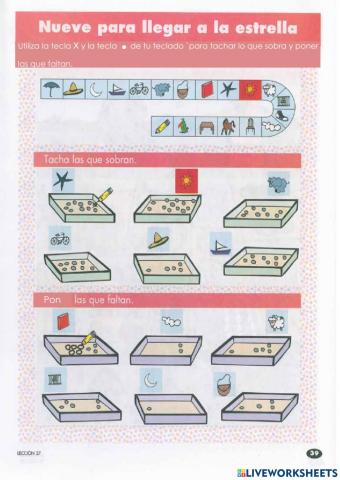 Actividad 5,nueve para llegar a la estrella