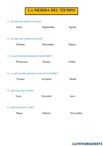 MEDIDA DEL TIEMPO