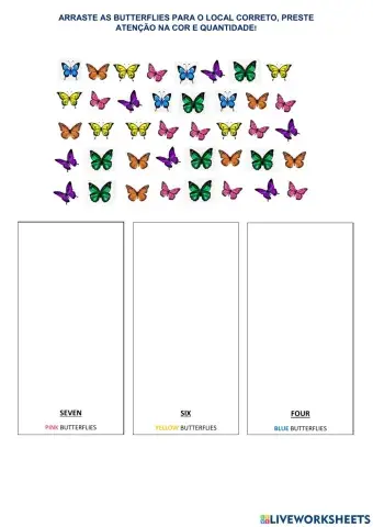 Numbers and butterflies