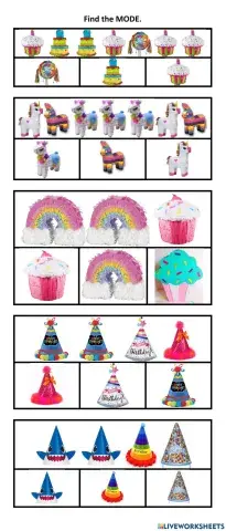 Birthday pinata and hat mode