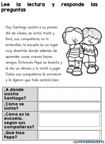 Mi primer día de clases