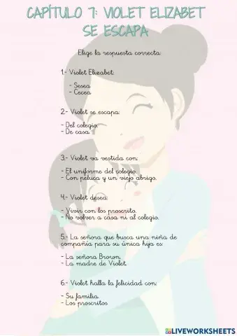 Capítulo 7: Violet Elizabet se escapa