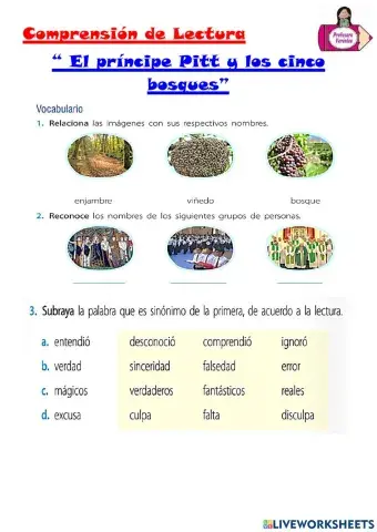 El príncipe Pitt y los cinco bosques