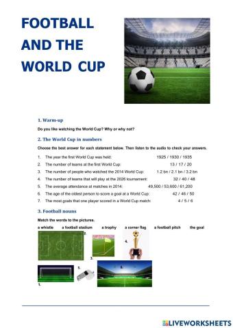 Football - vocabulary 1