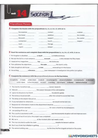 Use of English B2 - Unit 14