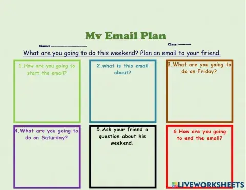 Writing plan