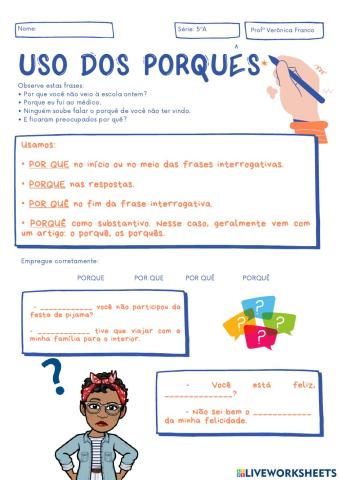 PORT - Uso dos porquês
