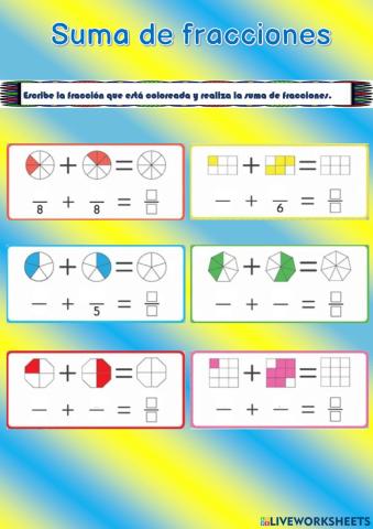 Suma de fracción 