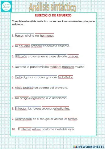 Análisis sintáctico