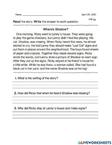 English 2nd HW 04-20