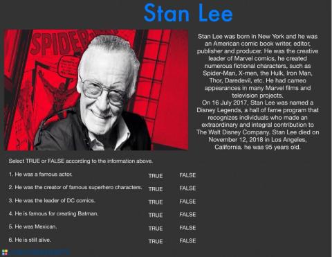 Comics: Stan Lee