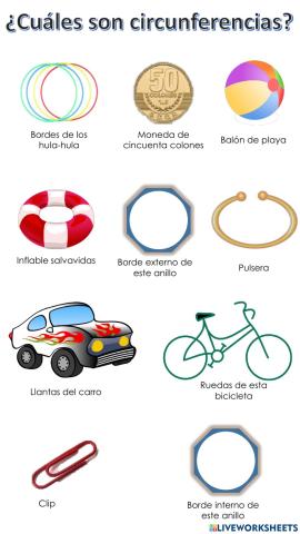 Distinguir circunferencias