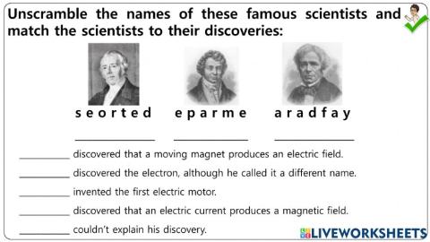 Electricity & Magnetism Worksheets 1-4