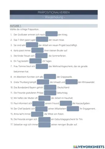 Präpositionalverben