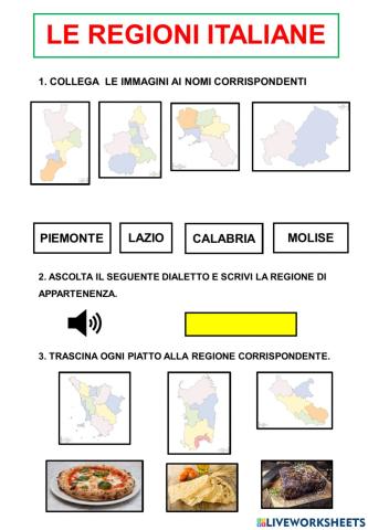 Ripasso delle regioni