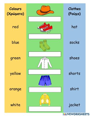 Colours & Clothes