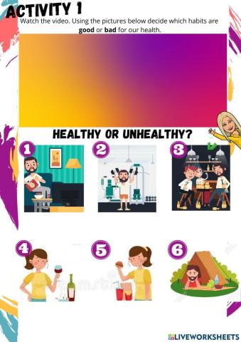 Healthy habits- give advice