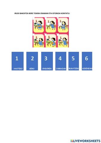 Paisaia margozteko pausoak