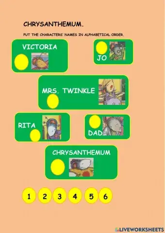 Chrysanthemum-ABC-Order