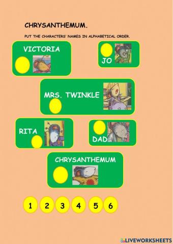Chrysanthemum-ABC-Order