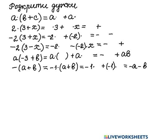 Розподільна властивість множення