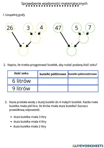 Powtórzenie wiadomości