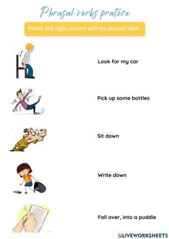 Phrasal verbs pratice