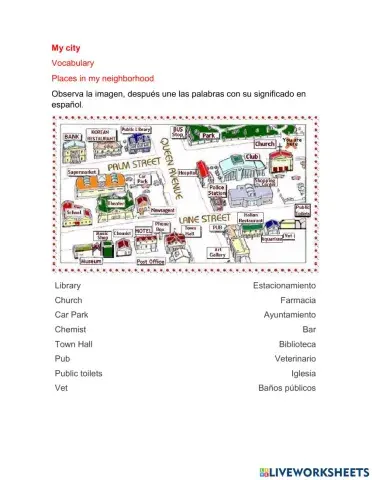 Public places and street signs