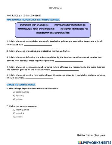 Justice as a Reference to Coexist