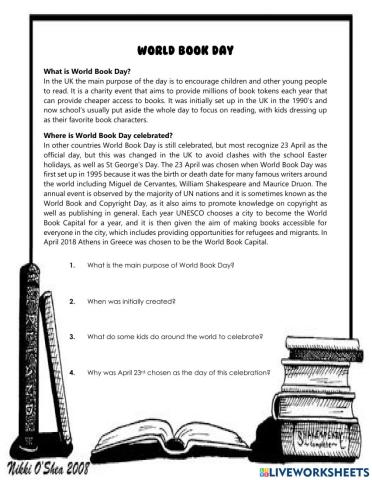 Worl book day