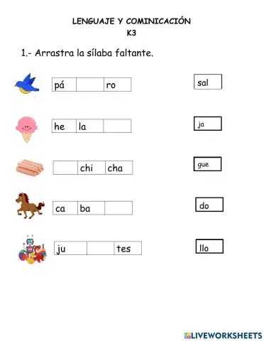 Repaso Letras -er trimestre