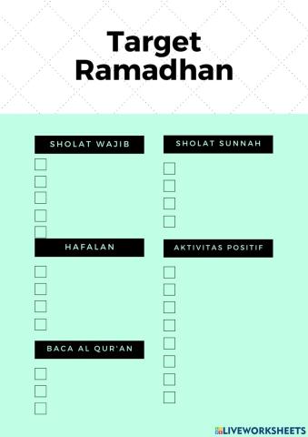 Aktivitas Ramadhan