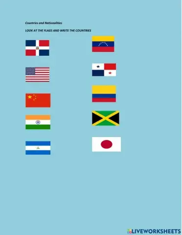 Countries and Nationalities