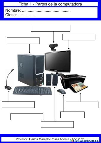Partes de la computadora 1ero