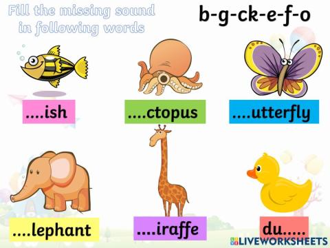 Letter sounds revision