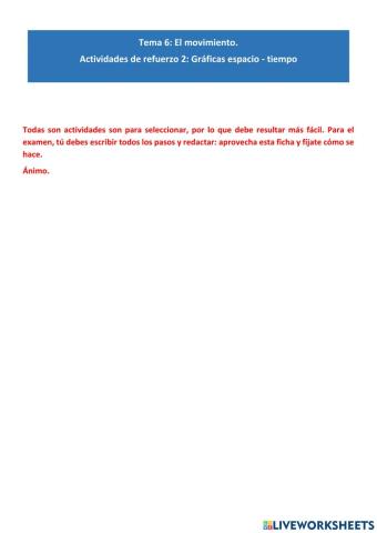 Fyq2eso-tema 6 El Movimiento Gráficas x-t