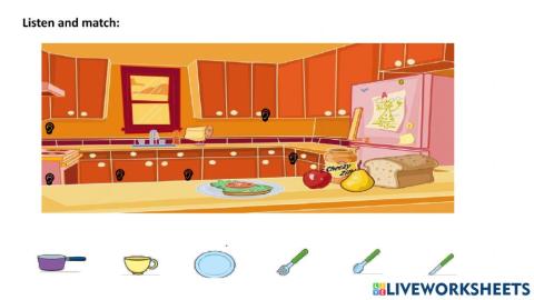 Unit8 Tidy up! Kitchen items