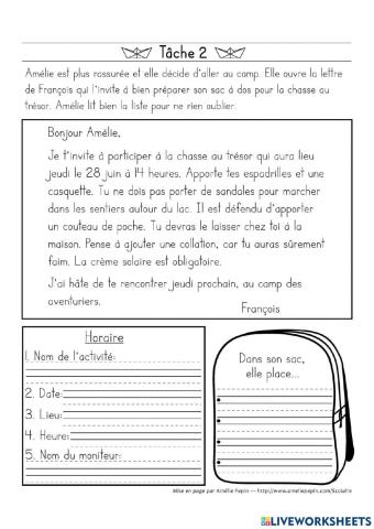 CampVacances-Tâche 2