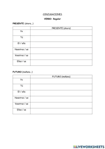 Conjuga verbos Cuarto