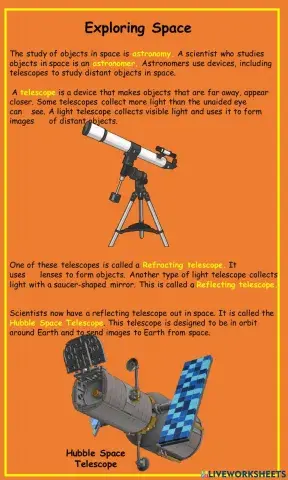 Exploring Space Content Notes